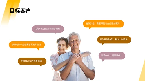 给长辈一个家养老产业商业计划书通用PPT模板