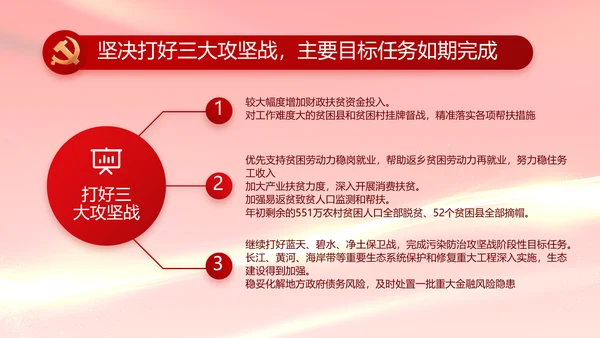 红色党建党支部年终工作总结PPT党课