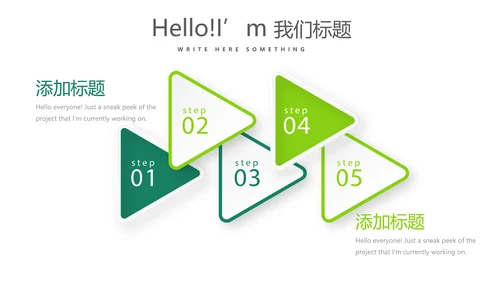 绿色公司产品介绍宣传通用PPT动态模板