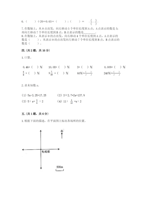 小学毕业班数学检测题完整参考答案.docx