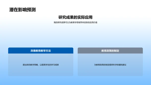 教育学答辩报告