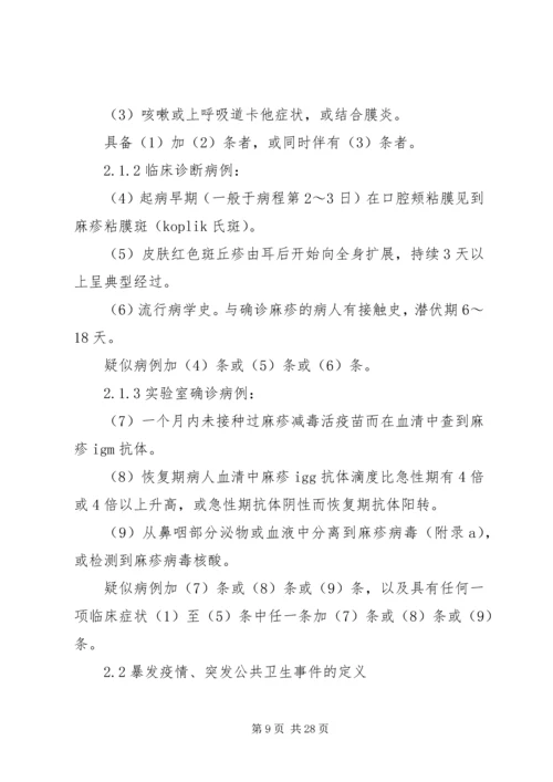 麻疹应急预案5篇范文.docx