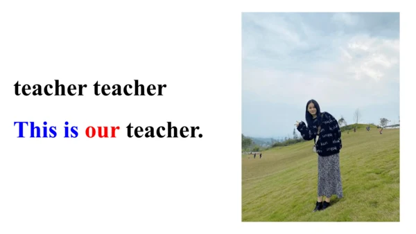 外研版（一起）一上Module 5 Unit 1 This is our teacher 同步备课课