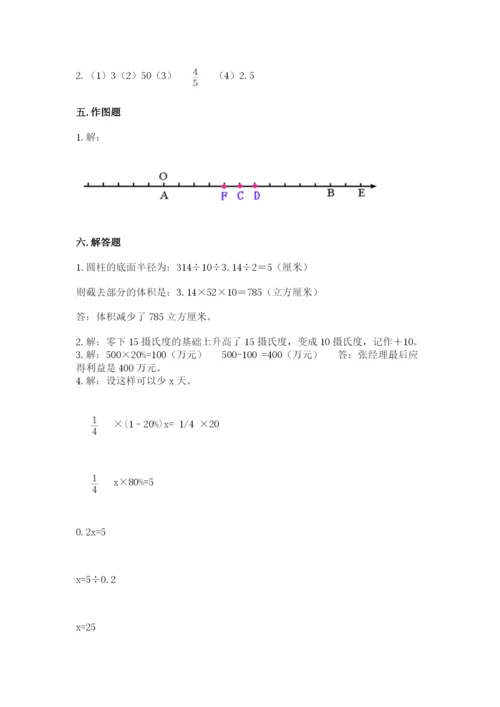 小学六年级下册数学期末卷附完整答案【考点梳理】.docx