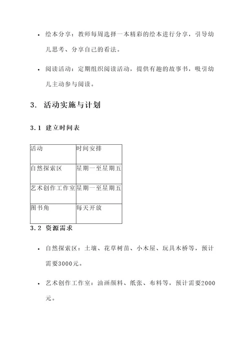 幼儿园废弃旧址活动方案