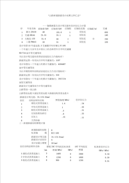 改建路段原路面当量回弹模量计算