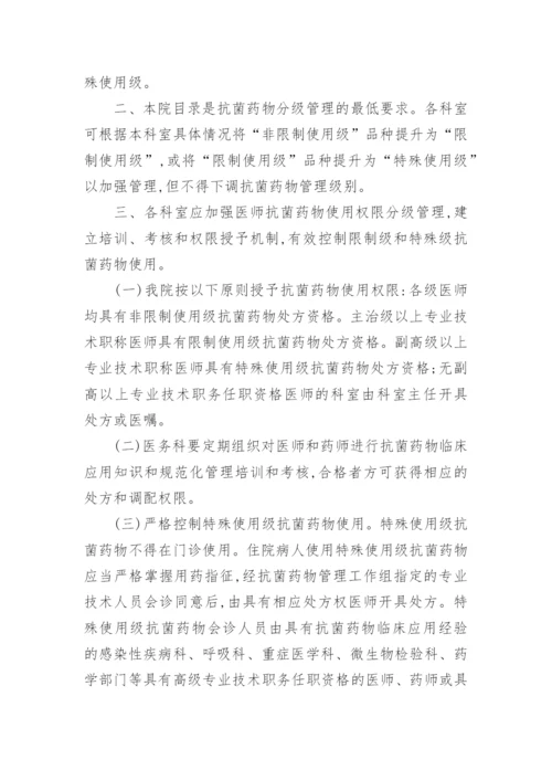 抗菌药管理制度.docx