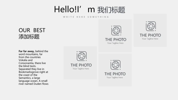 灰色公司产品介绍宣传通用PPT动态模板