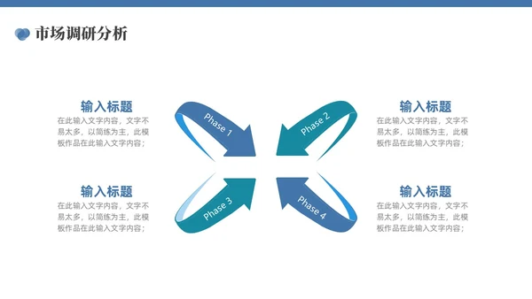 蓝色简约论文答辩PPT模板