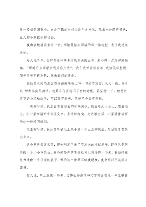 离天空最近的地方作文