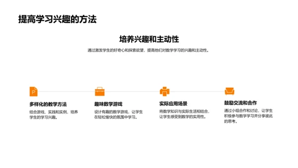 一年级数学学习指导PPT模板