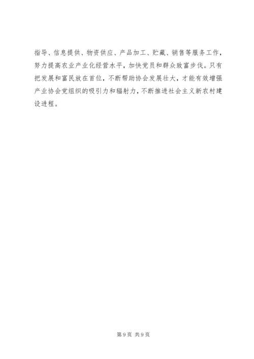 产业协会建立党组织工作调研报告.docx