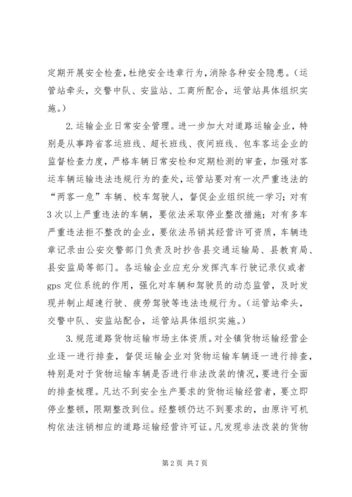 交通运输安全专项大检查方案.docx