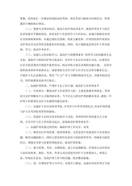 实用的护士工作计划合集八篇.docx