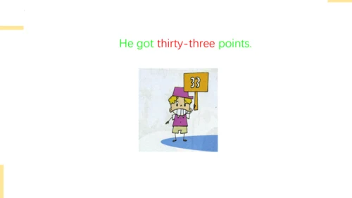 Module 6 Unit 2 They got fifty points.  课件(共26张PPT