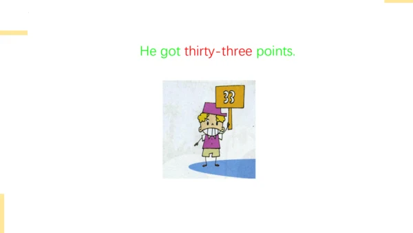 Module 6 Unit 2 They got fifty points.  课件(共26张PPT