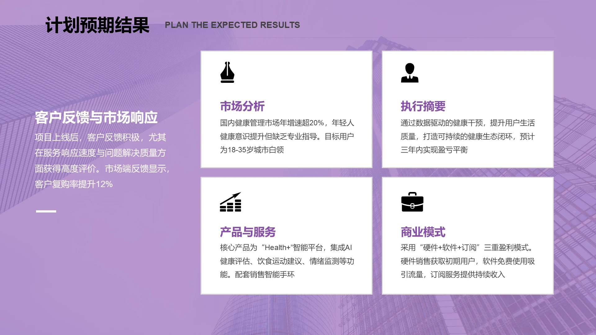 商务风含图片PPT列表