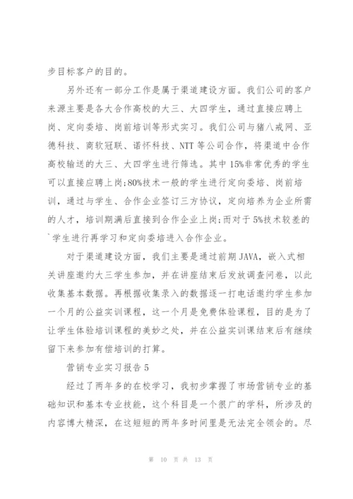 营销专业实习报告.docx