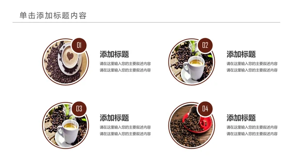 咖啡主题美食餐厅甜点美食餐饮咖啡PPT