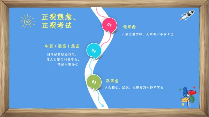 儿童卡通小学期末考试总动员期末家长会通用PPT模版