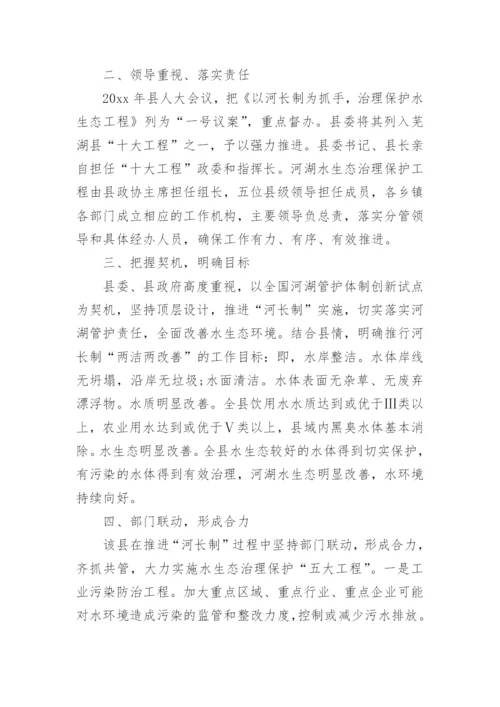 乡镇河长制工作总结.docx