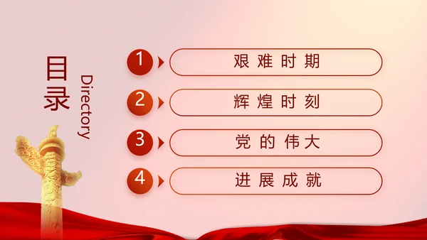 修好党史必修课红色革命党史学习教育PPT动态