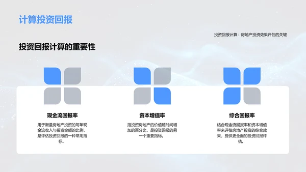 房产投资技巧与风险PPT模板