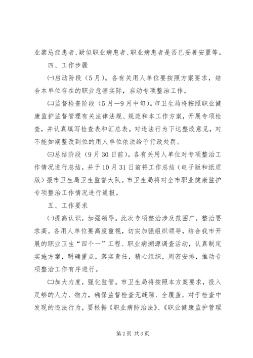 职业健康监护整治工作方案.docx