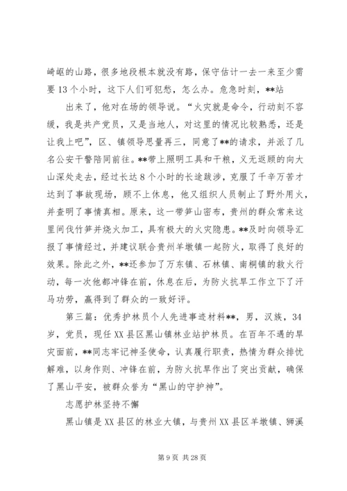 优秀护林员个人先进事迹材料.docx