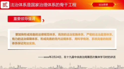 建设中国特色社会主义法治体系PPT党课