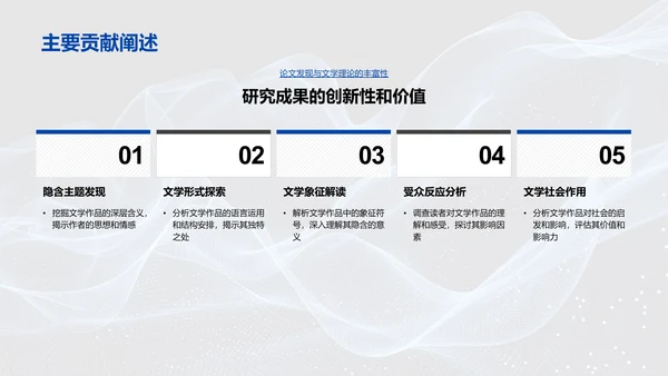 文学研究答辩报告