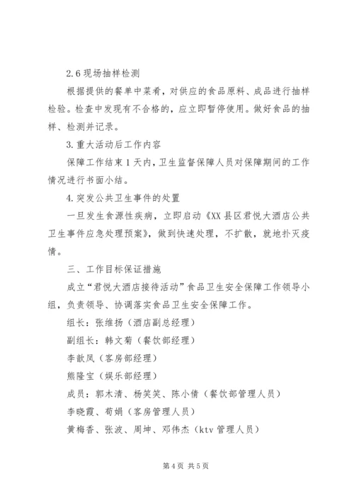 食品卫生安全工作实施方案 (5).docx