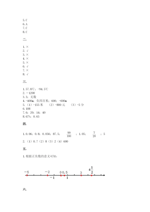 冀教版小升初数学模拟试题带答案ab卷.docx