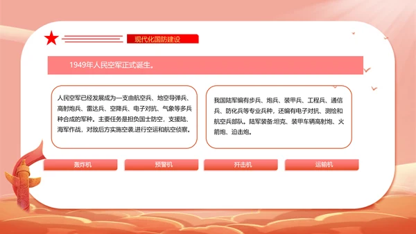 全民国防教育日PPT模板