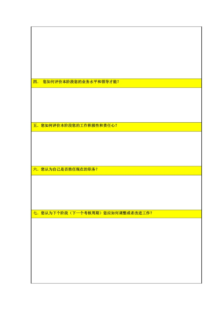 中高层管理者述职报告通用模板