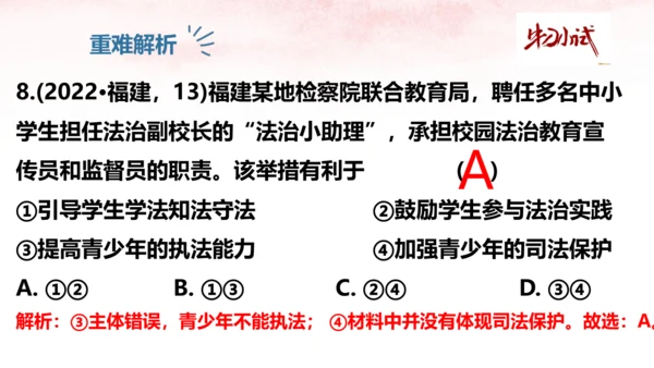 第四单元 走进法治天地 复习课