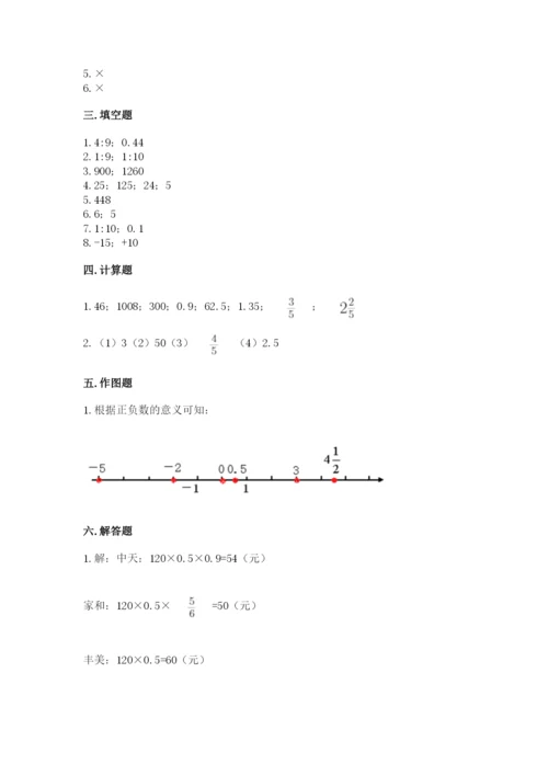 北师大版六年级下册数学期末测试卷附答案（研优卷）.docx