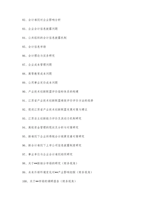 会计与财务管理系毕业论文选题参考3500字.docx