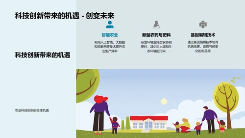 农学研究助力农业PPT模板