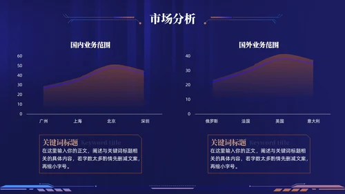 科技风企业招商合作方案项目汇报PPT模板