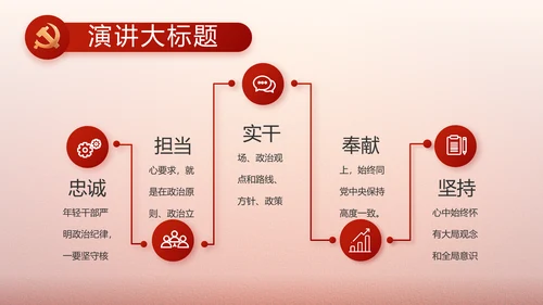 简约党建政府工作汇报动态PPT