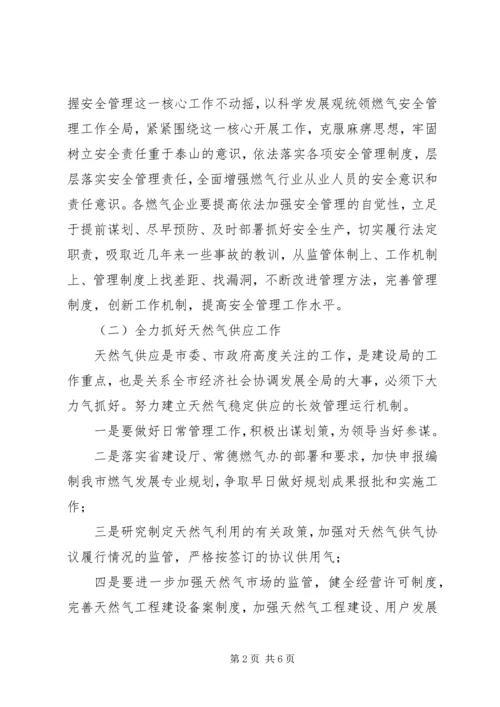 燃气管理办公室工作计划.docx