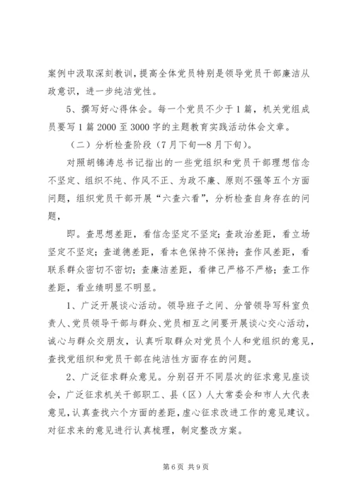 开展保持党的纯洁性主题教育活动实施意见.docx