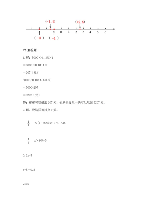 广州小学毕业数学试卷附完整答案（夺冠系列）.docx