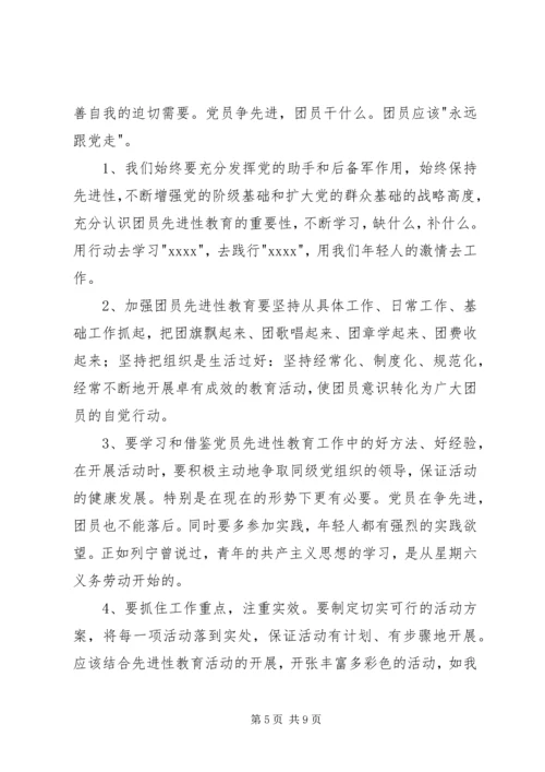 有关共青团员的思想汇报 (5).docx