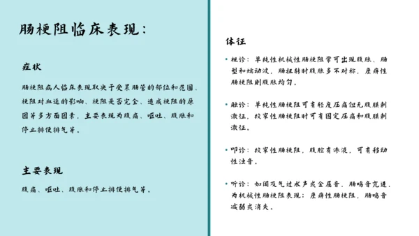 肠梗阻护理查房及案例分析PPT模板