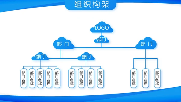 蓝色大气上半年工作汇报商务PPT