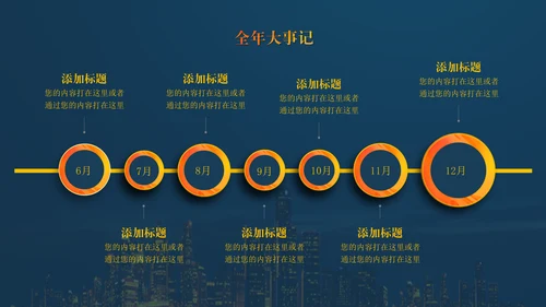 启航新征程集团企业年终总结通用PPT模板