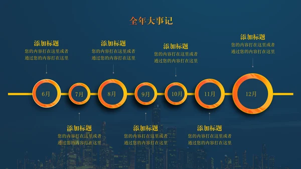 启航新征程集团企业年终总结通用PPT模板