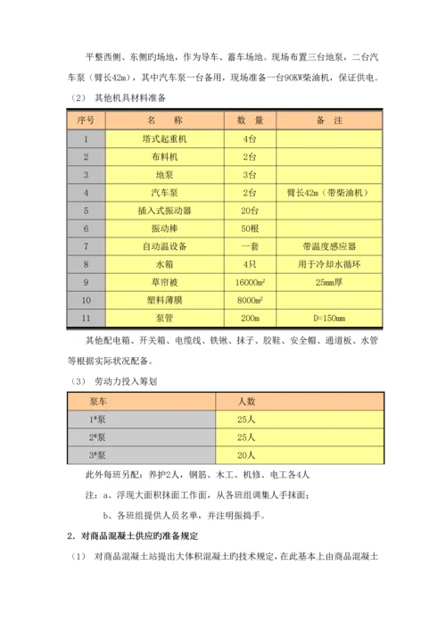 滨海国泰大体积混凝土浇筑专题方案.docx